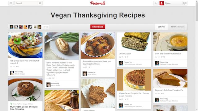 Vegan Thanksgiving Pinterest