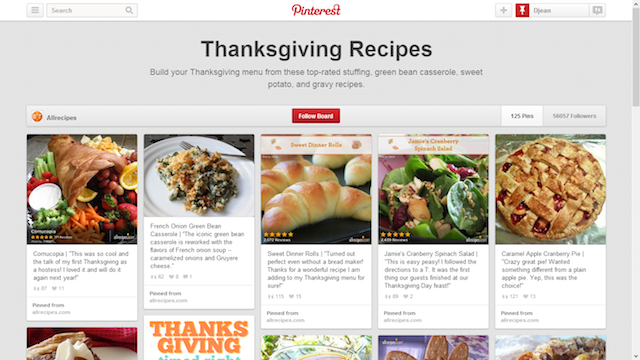 Thanksgiving recipes pinterest