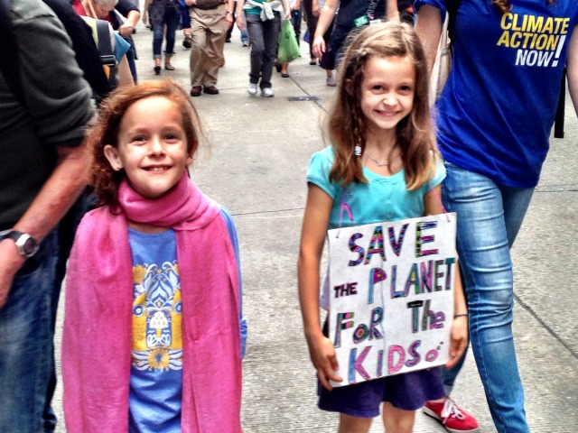 nyc peoples climate march children