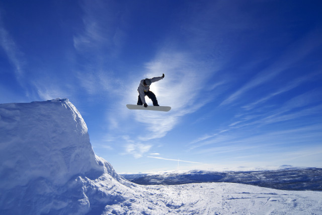 snowboarding photo