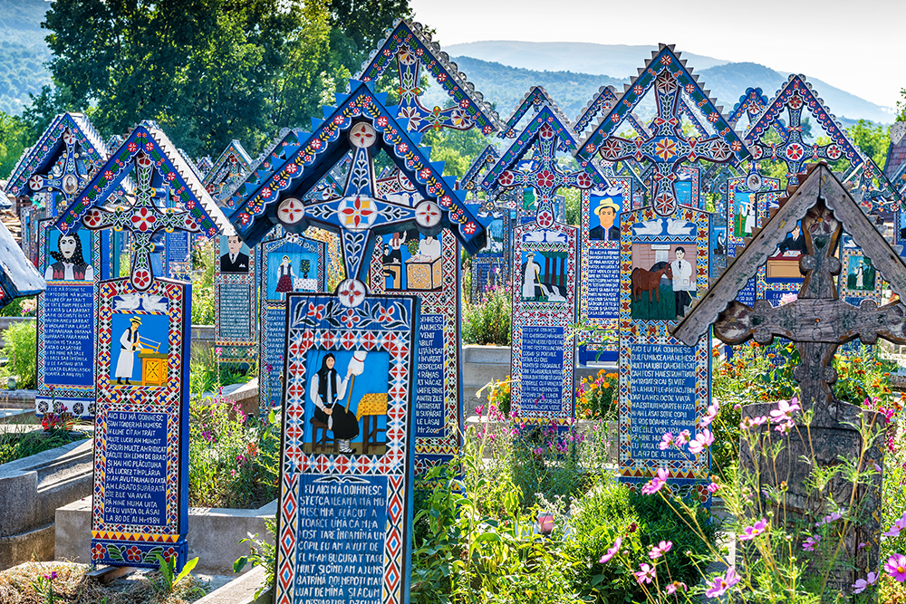 Sapanta-The-Merry-Cemetery-Romania-painted-crosses
