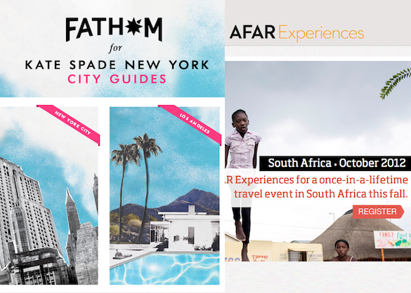 AFAR and FATHOM - Travel News