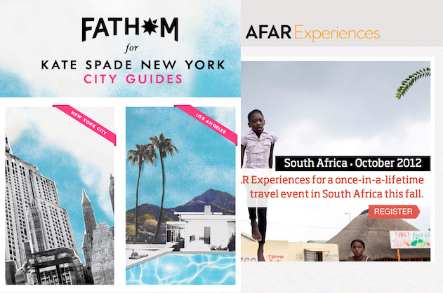 AFAR and FATHOM - Travel News