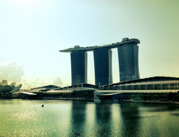 Singapore hawker stand - Marina Bay Sands