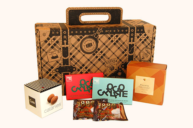 spanish suitcase la vida dulce carryon