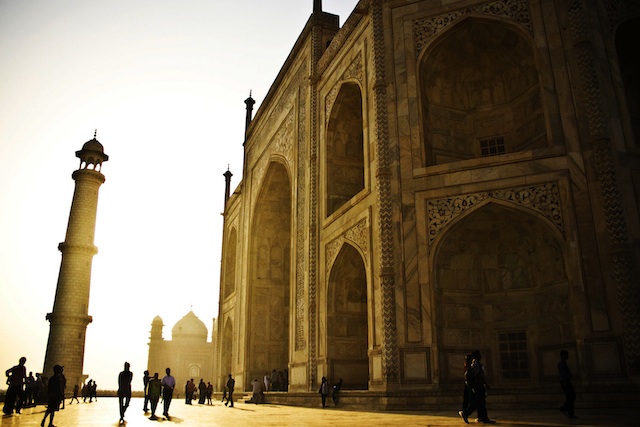 Sunset at Taj Mahal