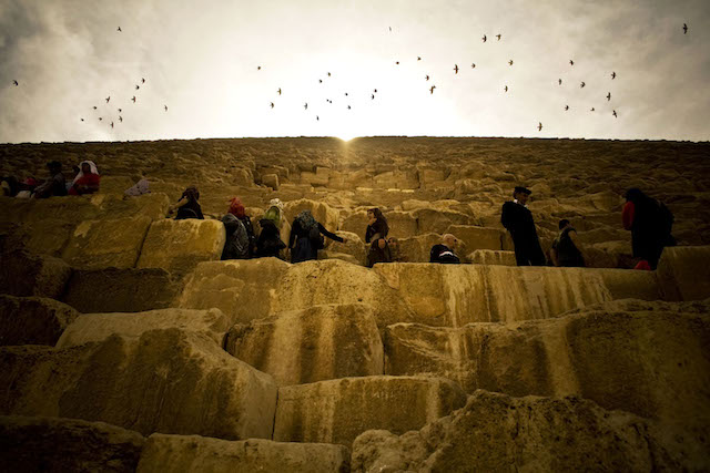 Pyramids in Giza