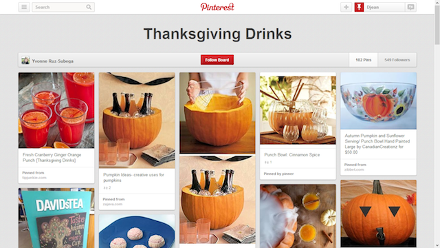 Thanksgiving drinks pinterest