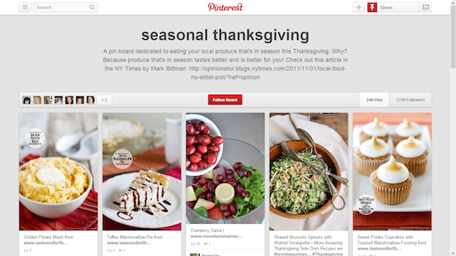 Seasonal thanksgiving pinterest