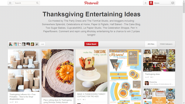 Thanksgiving entertaining pinterest