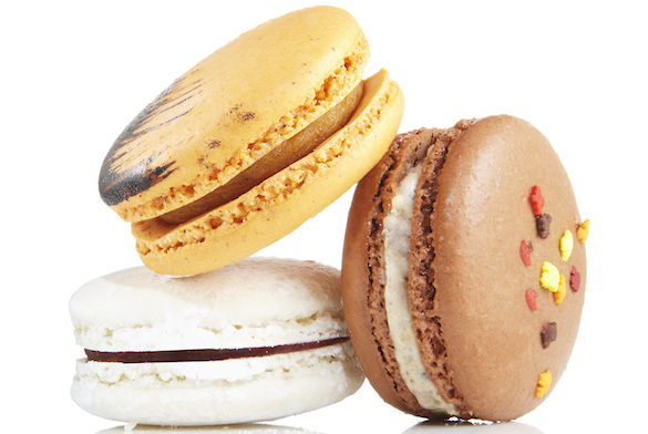 trio thanksgiving macarons
