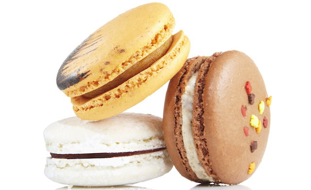 trio thanksgiving macarons
