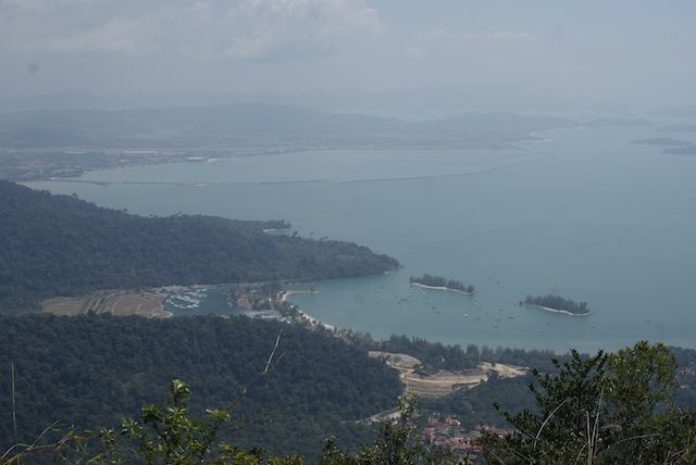 view from cable car, langkawi