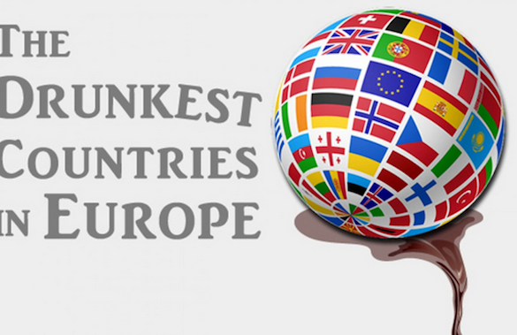 drunkest countries in europe