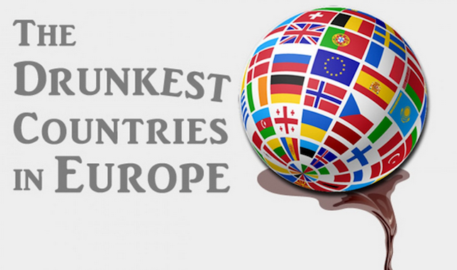 drunkest countries in europe