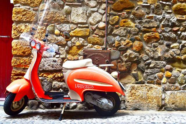 sicily vespa