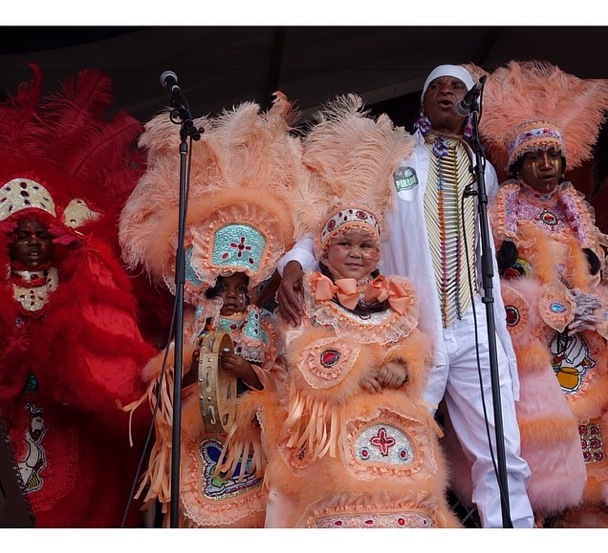 young Creole performers