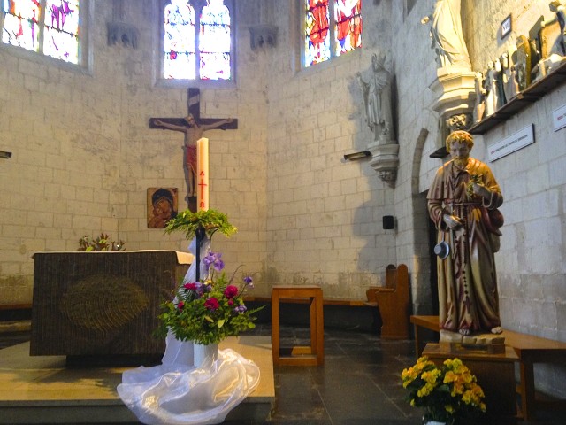 Inside church of amettes