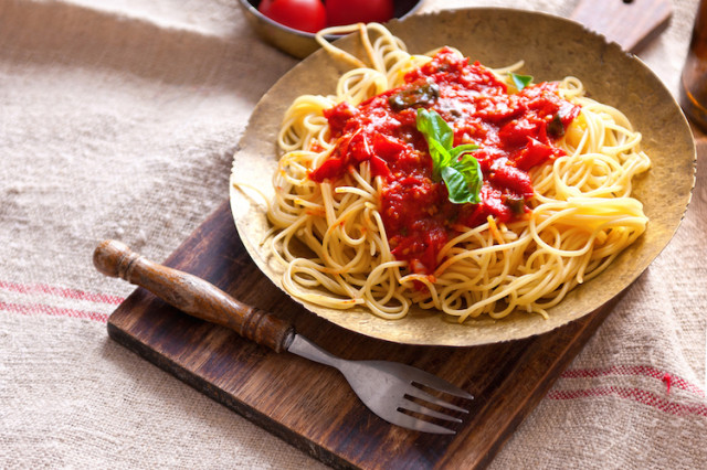 chunks in my pasta sauce