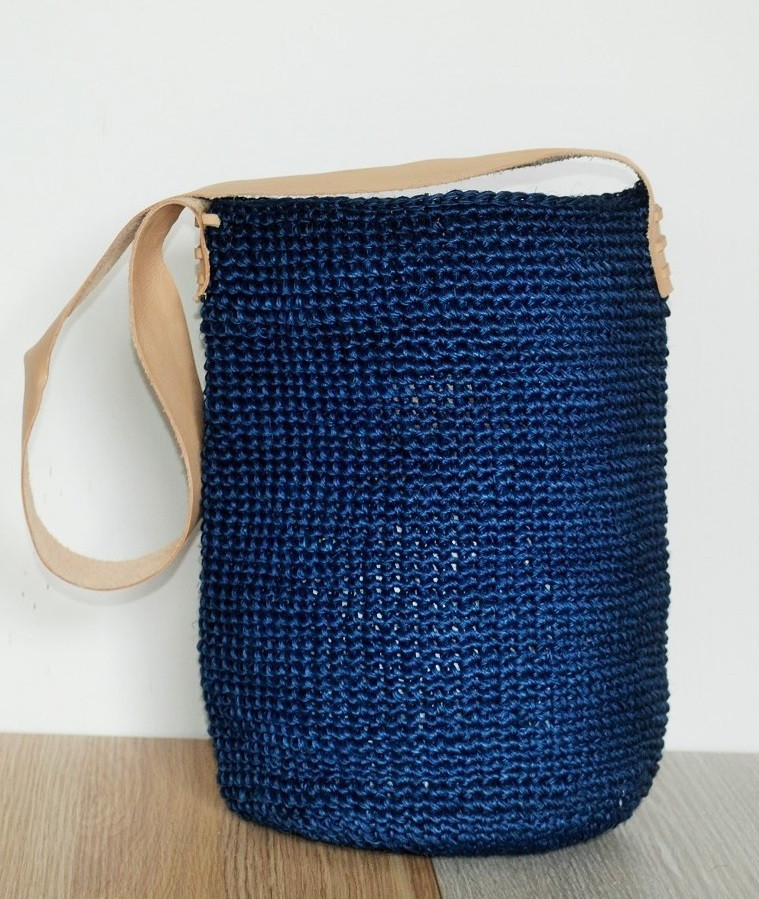 Baru Eco Mochila Bag, $109 USD - Fair trade hand-crocheted and hand-dyed mochila bag made with sustainably harvested natural fiber. Your purchase empowers artisans in Colombia living in poverty.