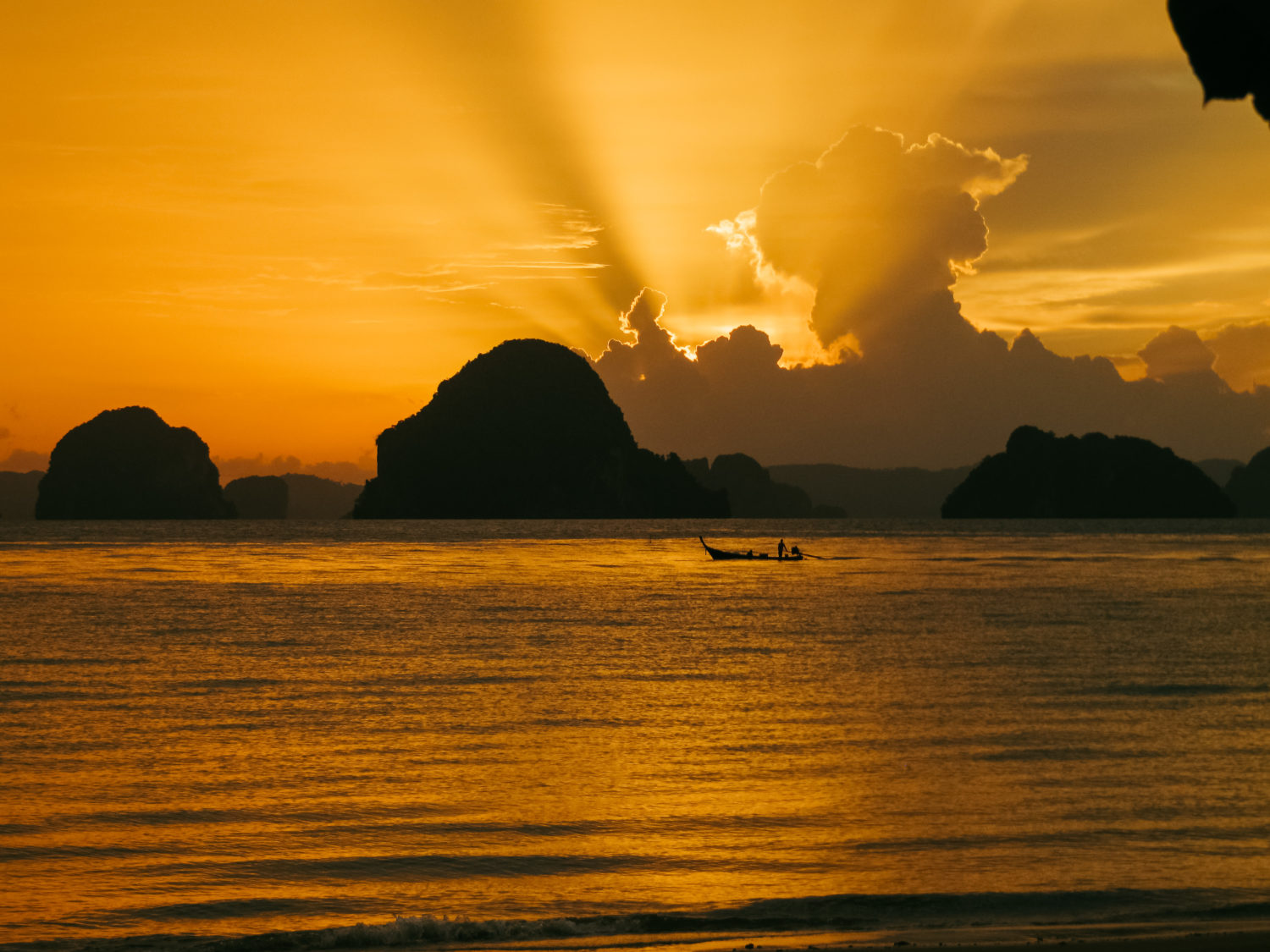 hong islands sunset